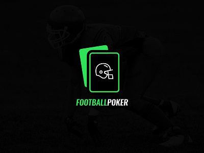 FP mark cards football game logo mark poker