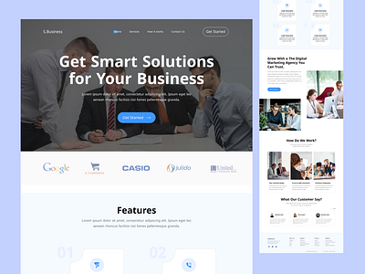 Business Website Landing Page