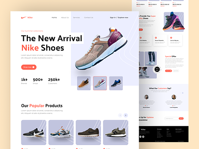 Shoe Store Landing Page