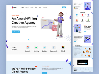 Digital Agency Website Landing Page agency agency landing page digital agency exploration e commerce