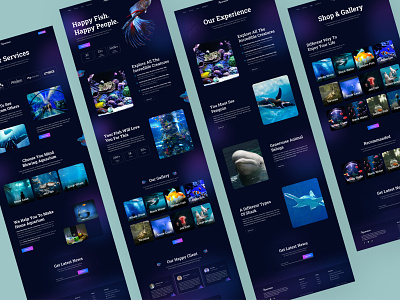 Aquarium Website Design