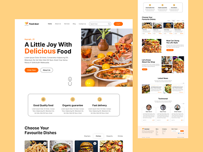 Dribbble Shot 5 (8) branding food shop restaurant website trending design ui design ui kit ui ux design ux design