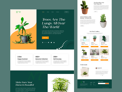 Plant Website Landing Page