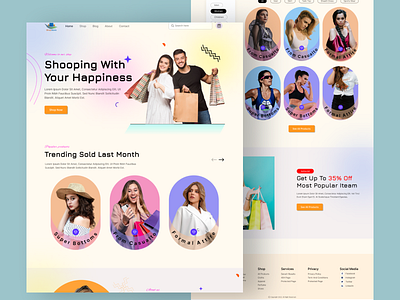 Fashion Website Landing Page