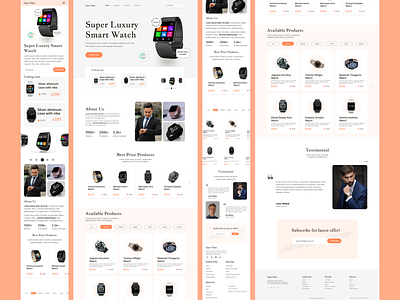 Smart Watch Website & Responsive Design