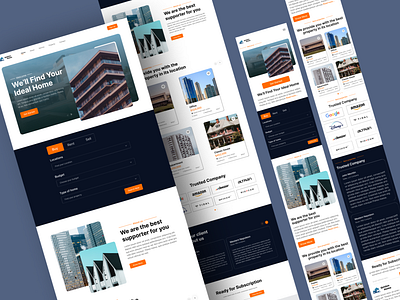 Real Estate Website & Responsive Design