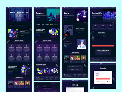 Metaverse Website Design