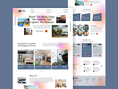 Hotel Booking Website Landing Page