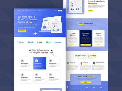 Saas Landing Page Design