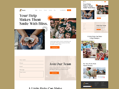 Charity Firm Website branding charity landing page design charity website concept charity website design donate for humanity donation landing page design ecommerce website design landing page landing page design popular ui design product design trending ui design ui ui design ui kit ui ux kit ux ux design website website design