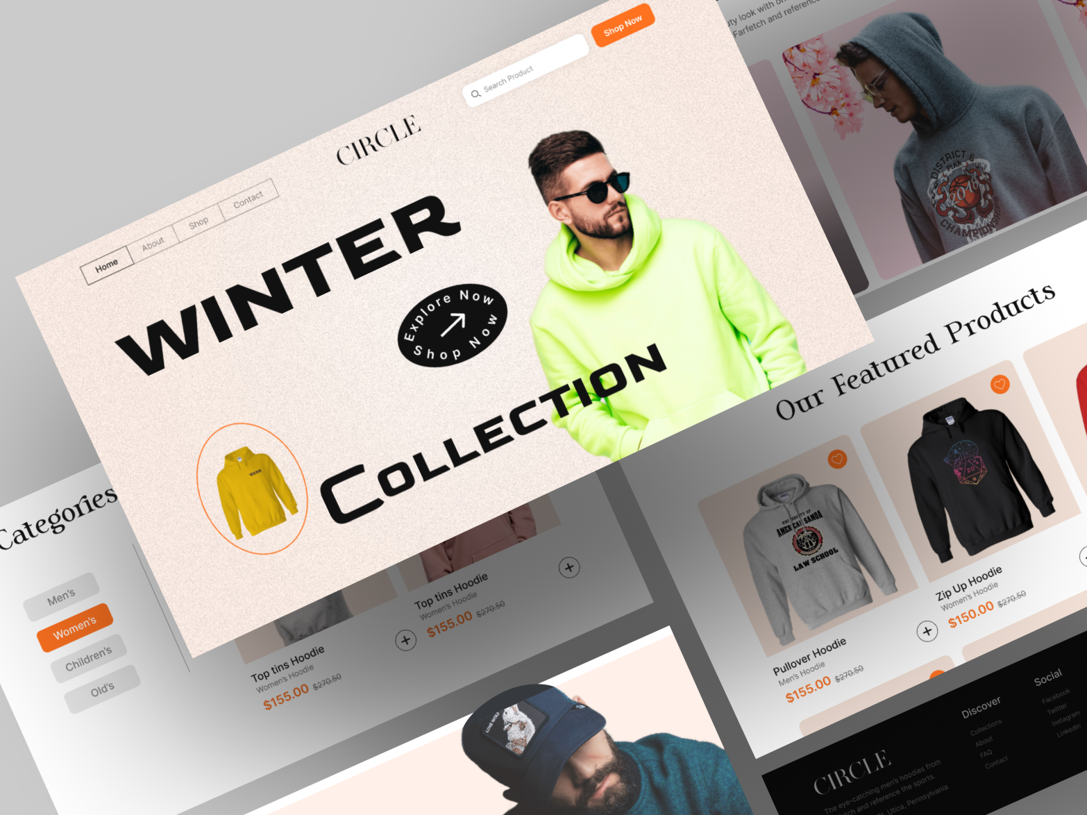 Cloth's Store Website by Md Sajib Miah on Dribbble