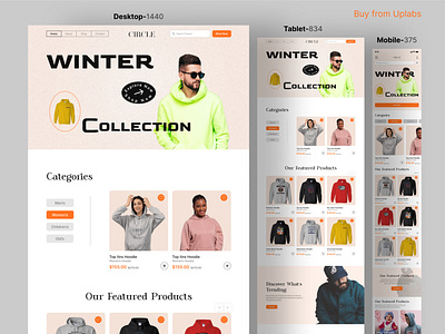 Cloth's Store Responsive Design