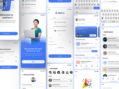 Job Finder App Design