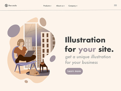 Landing page art design graphic design illustration landing page logo site ui