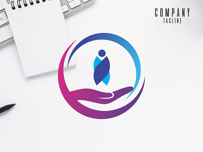 Cooperation United Logo bisnis desain kerjasama logominimalis melengkapi minimalis unik