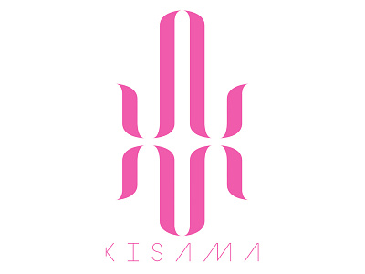 Kisama company elegant floral graphic design minimalism kisama logo modern