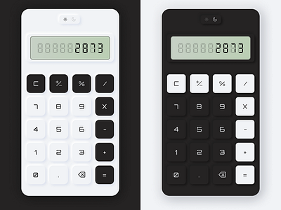 Calculator App UI Design ⁣ graphic design ui