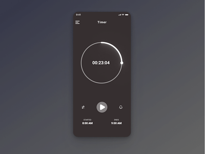 Timer UI Design