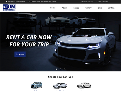 Umar Motors design ui ui design ui website website