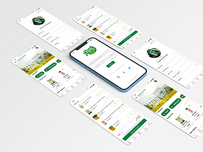Mobile App UI/UX Design branding design food mobile app ui design ui website website
