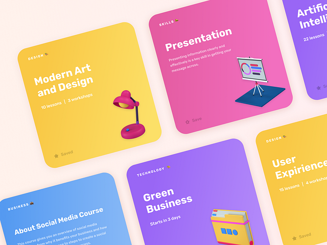 Coursebook — Your Education Platform by Joanna Kuzik for Qubstudio: UX ...