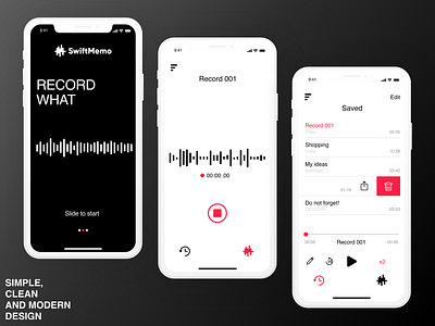 Voice Recorder Interface