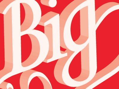 Big concept lettering illustration lettering type typography