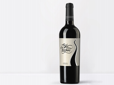 Wine label design graphic design logo
