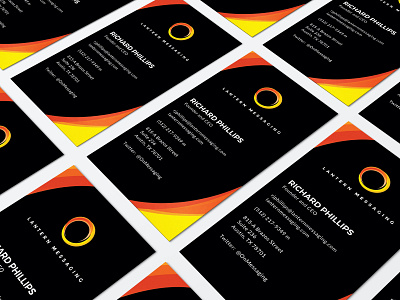 Business Card Design for Lantern Messaging