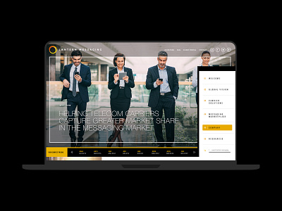 Web Development for Lantern Messaging web development website website design