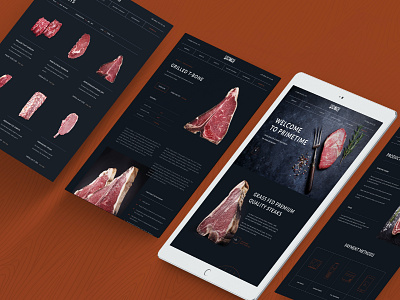 Web Design for Primetime Steaks