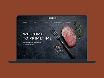 Web Design for Primetime Steaks