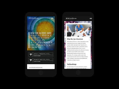 Web Design for HM Healthcare Partners