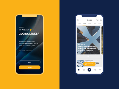 Mobile UIUX for GlobalLinker