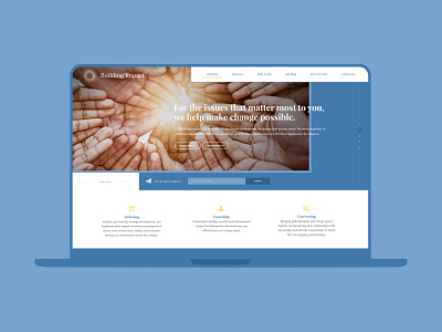 Web Design for Building Impact