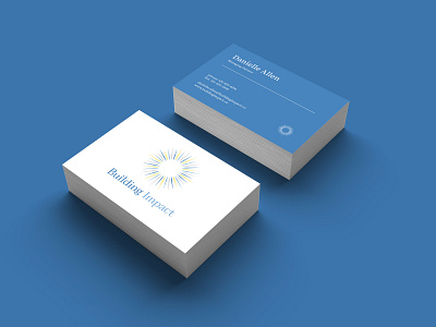 Business Card Design for Building Impact