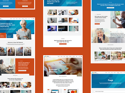 Web Design for Smart Self Reliance homepage web web design web layout webdesign website website design