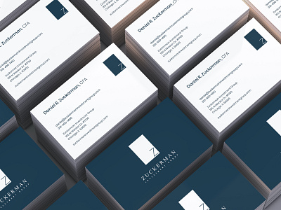 Business Card Design for Zuckerman Investment Group business card business card design