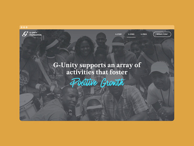 Web Design for the G-Unity Foundation