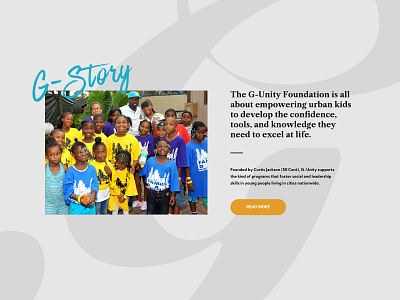 Website Design for the G-Unity Foundation