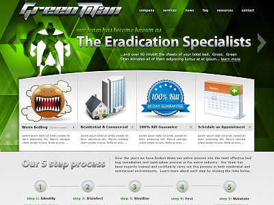 Web Design for Green Titan webdesign website