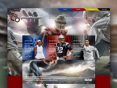 Web Design for Fuel Factor atheletes blog forum news social network sports webdesign website