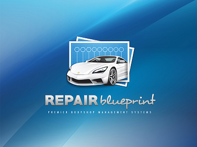 Branding for Repair Blueprint autobody brand branding logo