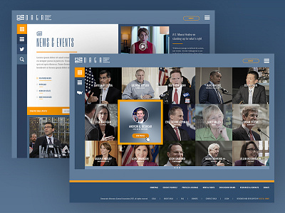 Website for the Democratic Attorneys General Association branding digitalammo graphicdesign webdesign webdevelopment