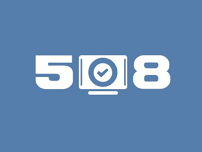 Logo for 508 Compliant Websites 508 508 compliance logo logo design