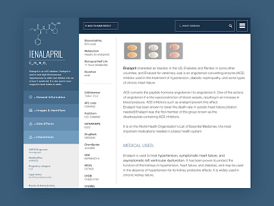 UIUX - Med Directory drug information drugs ui uiux user experience user experience design user interface ux