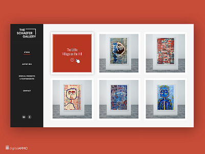 Web Design for The Schaefer Gallery