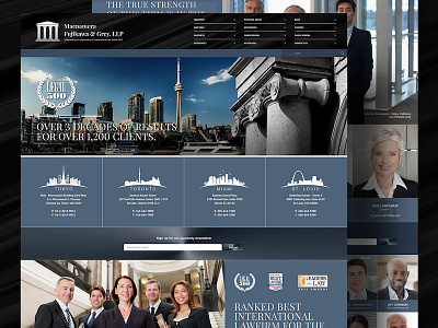 Website for MFG Law attorney branding law firm web web design web layout website website design