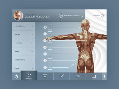 UI/UX for a practice management software