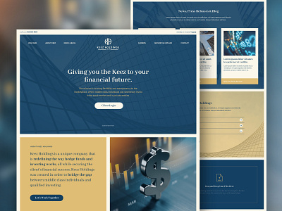 Web Design for Private Investment Firm firm homepage homepage design investment investment firm layout web web layout web uiux website website design